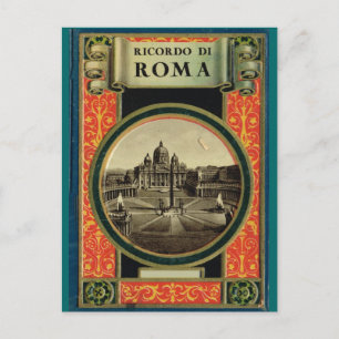Rom, verzierter Rahmen Postkarte