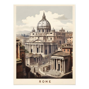 Rom-Vintage-Plakat Fotodruck