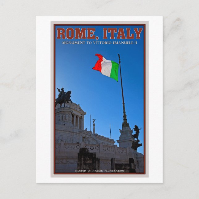 Rom - Vittorio Monument Postkarte (Vorderseite)