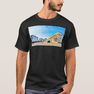 Roma Eur Pine Tree Bushes and Gebäude T-Shirt