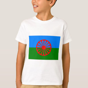 Roma-Flagge (Romani Flag) T-Shirt
