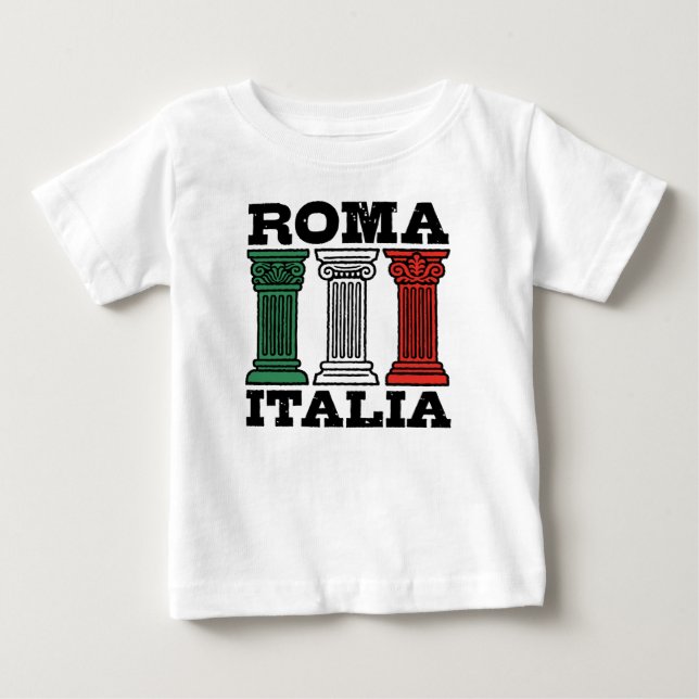 Roma Italia Baby T-shirt (Vorderseite)