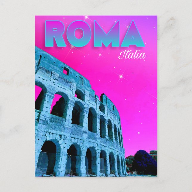 Roma, Italia - Rome, Italy - Colosseum Postcard  Postkarte (Vorderseite)