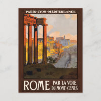 Roma, Rom, Alte Ruinen, Italien Reisen Postkarte