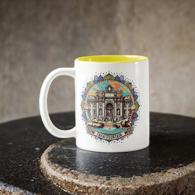 Roma Whisperbrunnen Zweifarbige Tasse (Von Creator hochgeladen)