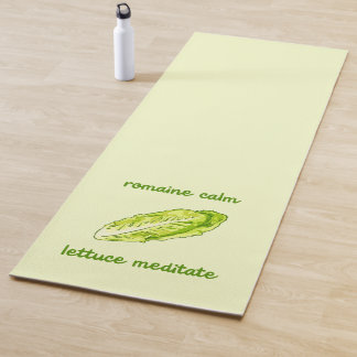 "Romaine Calm - Lettuce Meditate" Yogamatte