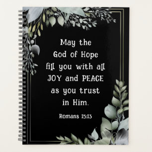Romains 15:13 Dieu de l'Espoir vous remplit de Joy
