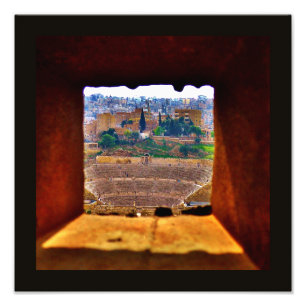 Roman Amphitheater View Fotodruck