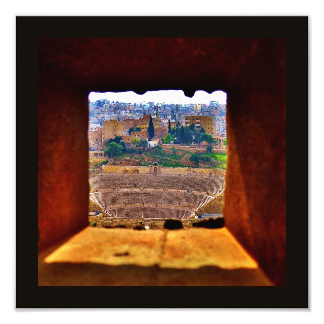 Roman Amphitheater View Fotodruck (Vorne)
