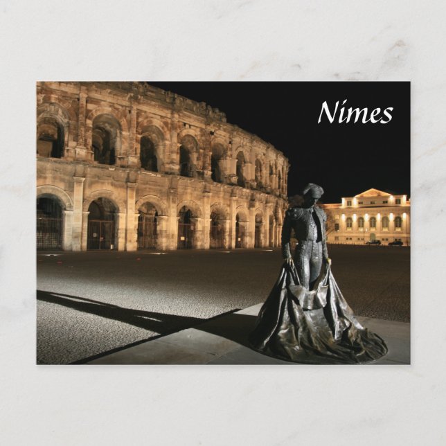 Roman Amphitheatre Nimes Postkarte (Vorderseite)