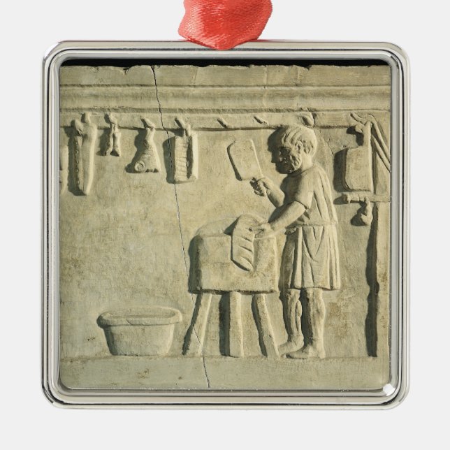 Roman Butcher, Erleichterung Ornament Aus Metall (Vorne)
