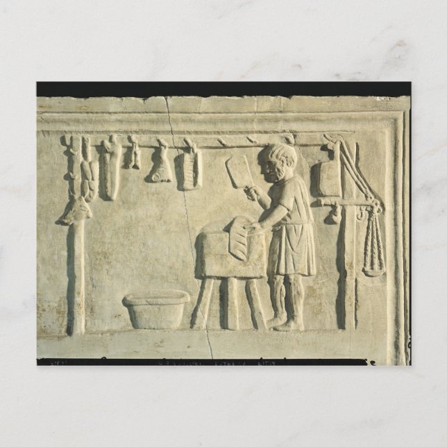 Roman Butcher, Erleichterung Postkarte (Vorderseite)
