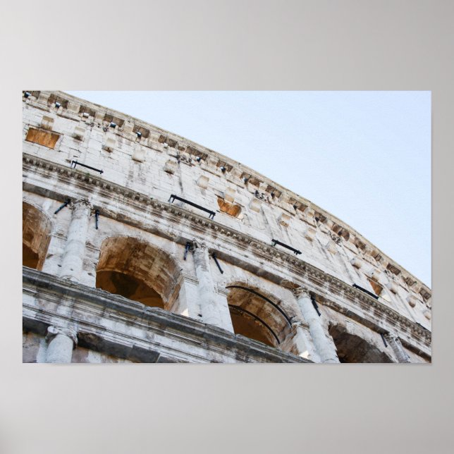 Roman Coliseum in the Morning Poster (Vorne)