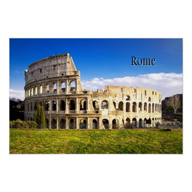 Roman Colosseum Sports Arena Poster (Vorderseite)