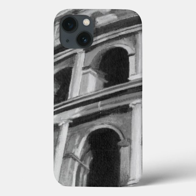 Roman Colosseum with Architectural Drawings Case-Mate iPhone Hülle (Rückseite)