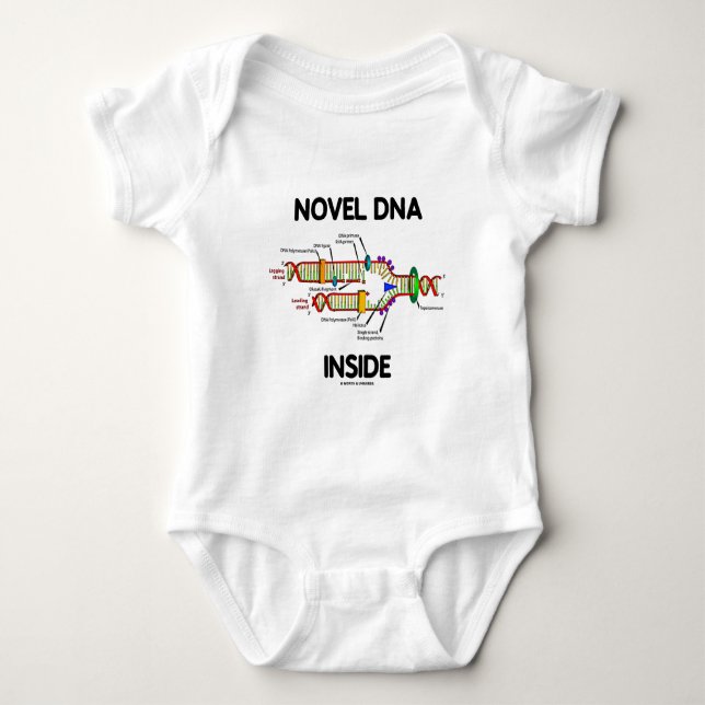 Roman DNA-Innere (Molekularbiologie-Spaß) Baby Strampler (Vorderseite)