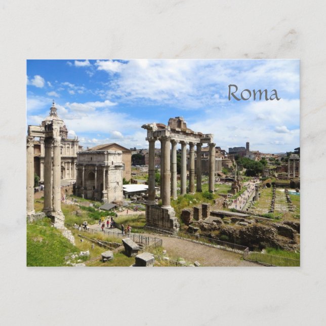 Roman Forum Postcard Postkarte (Vorderseite)