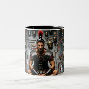 Roman Gladiator Zweifarbige Tasse