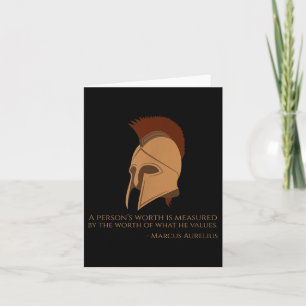 Roman Kaiser Marcus Aurelius - Stoische Philosophi Karte