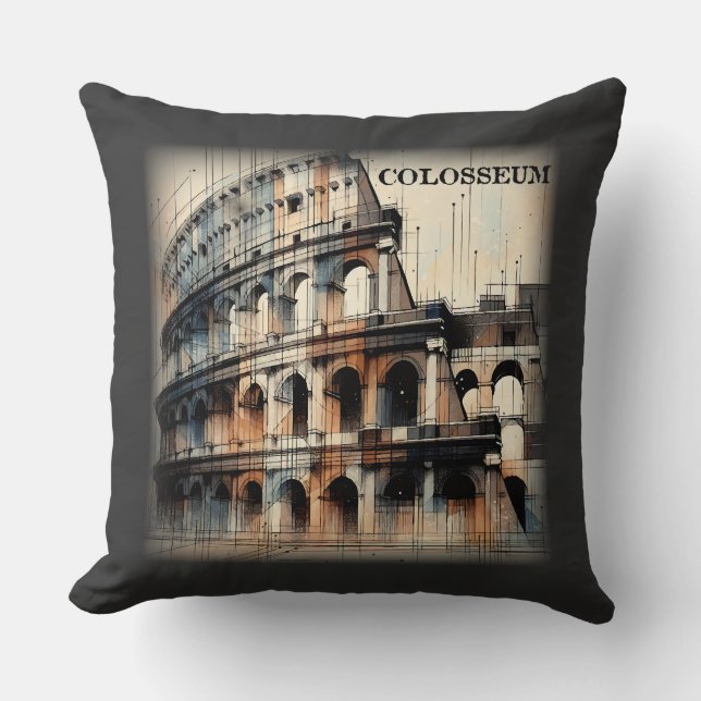 Roman Kolosseum Italien Europa Kissen (Vorderseite)