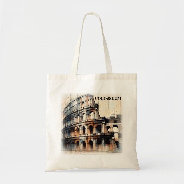 Roman Kolosseum Italien Europa Tragetasche (Vorne)