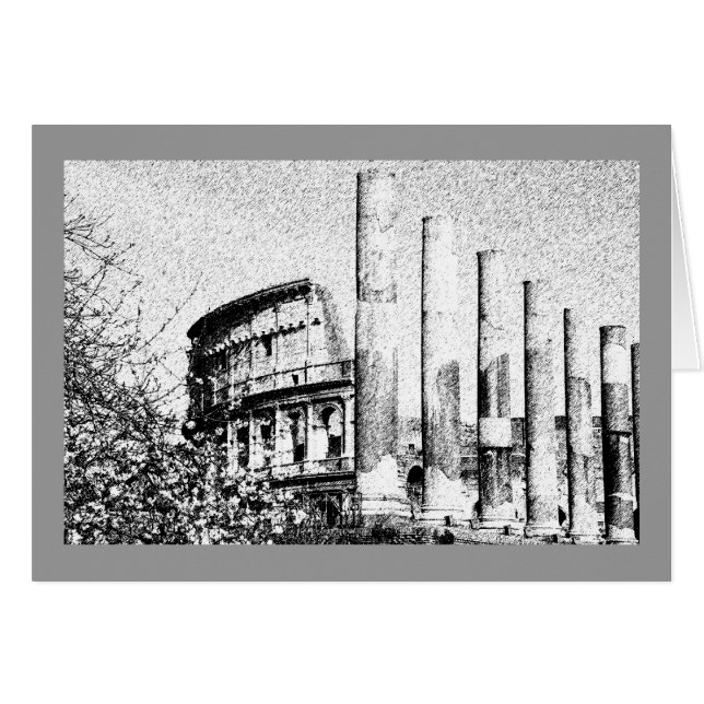 Roman Kolosseum, Rom, Italien (Vorderseite (Horizontal))