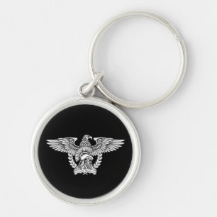 Roman Legionary Eagle   Si Vis Pacem Para Bellum Schlüsselanhänger