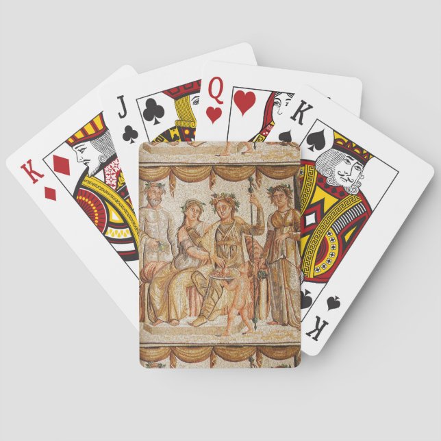 Roman Mosaik Spielkarten (Rückseite)