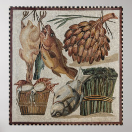 Roman Mosaikposter 24" x 25" Poster