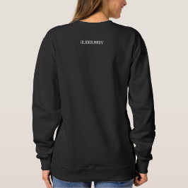 Roman Numerals Anniversary Wedding Birthday Chic  Besticktes Sweatshirt