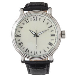 Roman Numerals Moderne Nummer groß einfach zu lese Armbanduhr