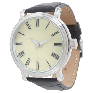 Roman Numerals Moderne Nummer groß einfach zu lese Armbanduhr