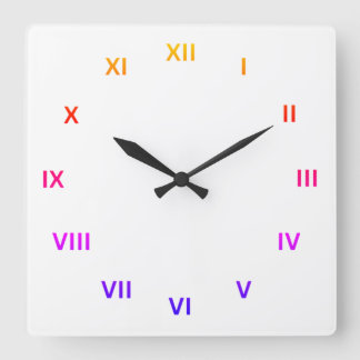 Roman Numéro Plastique Antique Horloge Mur