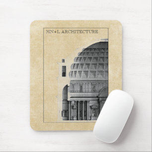 Roman Pantheon Architecture Office Mousepad