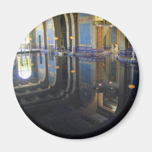 Roman Pool auf der Burg Hearst, Kalifornien Magnet