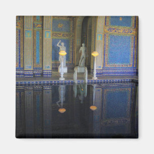 Roman Pool auf der Burg Hearst, Kalifornien Magnet