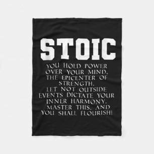 Roman Reich Zitat Marcus Aurelius Stoic Tank Fleecedecke