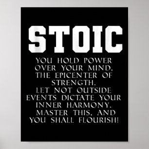 Roman Reich Zitat Marcus Aurelius Stoic Tank Poster