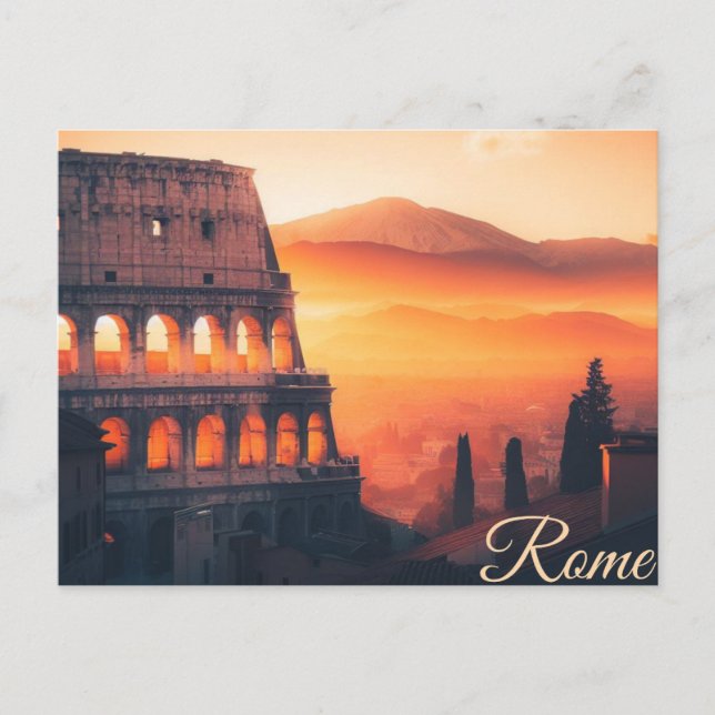 Roman Reverie: Eine Postkarte aus dem Ewigen Rom (Vorderseite)