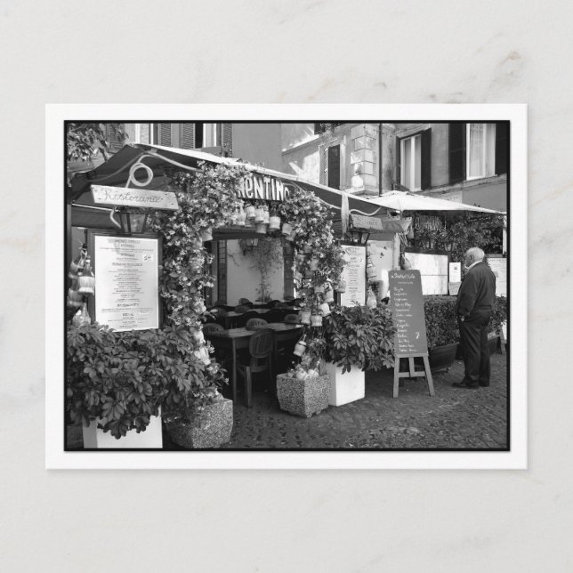 Roman Ristorante Postkarte (Vorderseite)