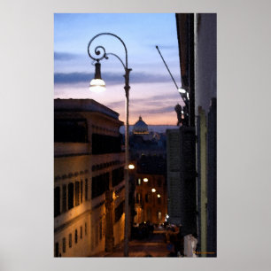Roman Sunset Poster