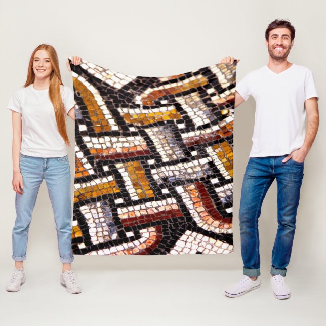 Roman Tile Mosaic Fleecedecke (Beispiel)