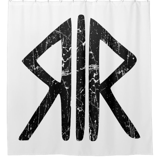 Roman Way Gods Religion Symbol antike Antike h Duschvorhang (Vorderseite)