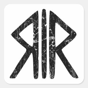 Roman Way Gods Religion Symbol antike Antike h Quadratischer Aufkleber
