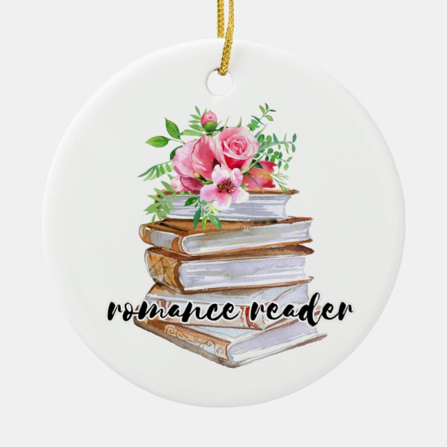 Romance Book Lover Ornament (Vorne)