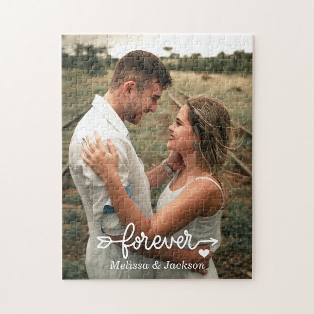 Romance Forever Love Couple Foto Valentine (Vertikal)