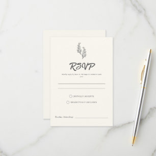 Romance Moderne du Désert Bohème   Carton RSVP