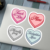 Romance Reader Candy Heart Set