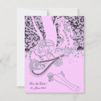 ROMANCE/ROMANTIC LOVERS PINK LILAC WEDDING PARTY