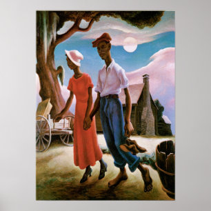 Romance, Thomas Hart Benton Poster